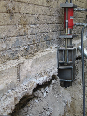 Commercial Push Pier Installation in Mc Kees Rocks