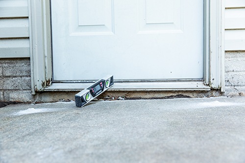 Damaged Concrete Tripping Hazard