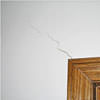 wall cracks along a doorway in a West Mifflin home.
