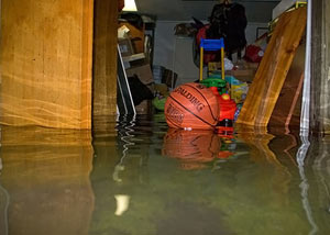 Flooded basement in Pittsburgh