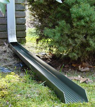 Gutter downspout extension installed in Washington