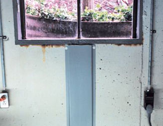 Repaired waterproofed basement window leak in Morgantown